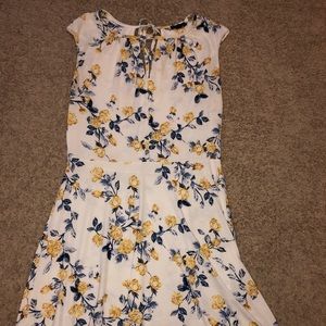 White Floral Dress